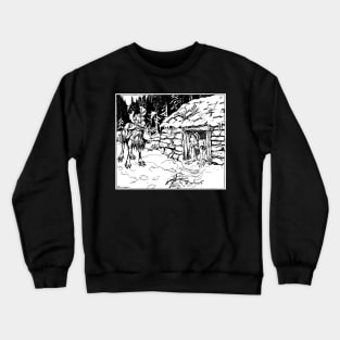 The Snow Queen - Arthur Rackham Crewneck Sweatshirt